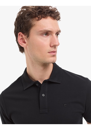 Pierre Cardin Erkek Siyah Tişört Basic 50321128-vr046