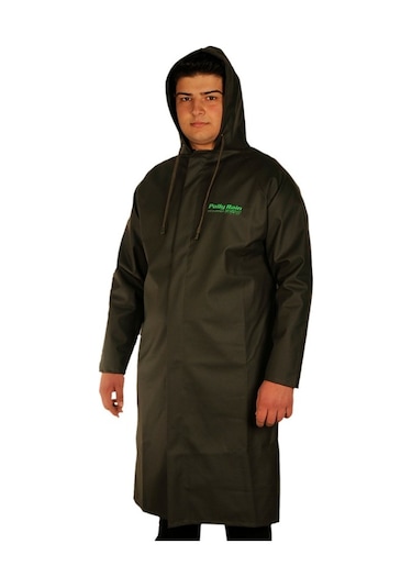 Polly Rain Pr1000 Pvc Pardesü Yağmurluk Haki Çok Renkli