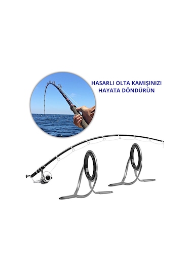 MSO Olta Balıkçılık Paslanmaz & Seramik Kamış Yenileme Halkaları  Set