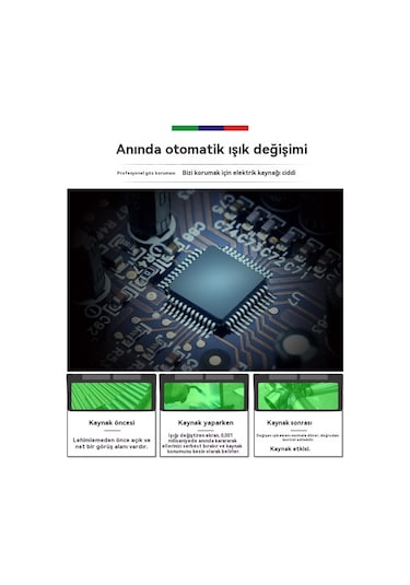 Otomatik Parlaklık Değiştiren Kaynak Koruyucu Maske, Güneş Enerjili Kafa Tipi Argon Ark Kaynak Koruyucu Maske