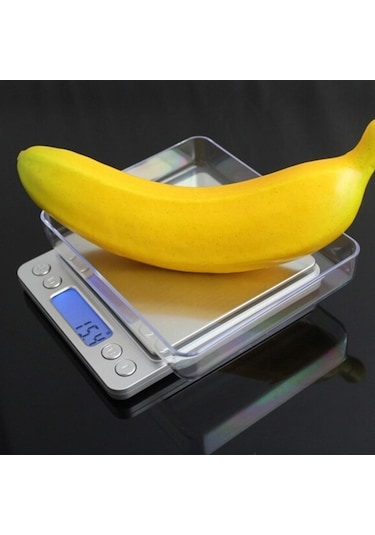 Homyl Doğru Dijital Elektronik Takı Ölçeği Taşınabilir 500 Gümüş