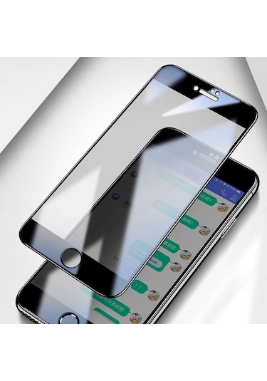 Apple Uyumlu iPhone 6 Plus Davin 5d Privacy Cam Ekran Koruyucu
