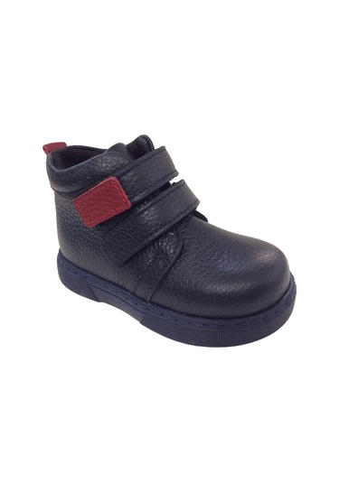 Ortopedikal 1001 Ridente K.lacivert-kırmızı Bebe Erkek Çocuk Bot % 100 Deri Cırtlı K.lacivert-kırmızı