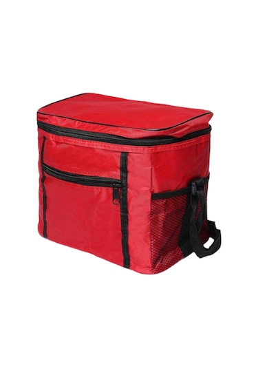 Suntek Yalıtımlı Soğutucu Çanta Catering Ofisi Kırmızı