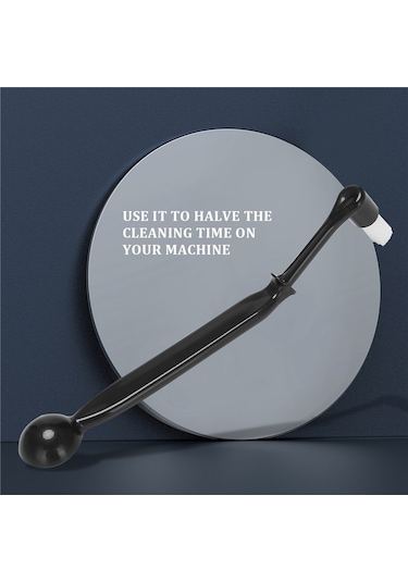 Adet Kahve Temizleme Fırçası Alet Seti Espresso Makinesi Grup Başlığı İçin Siyah&gümüş