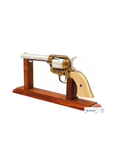 Denix Dekoratif Cal.45 Peacemaker Revolver 5½'' 30.5 Cm , Amerika 1873