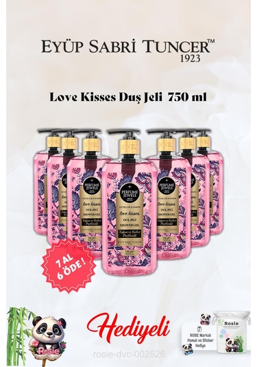Eyüp Sabri Tuncer 7 Al 6 Öde Love Kisses Duş Jeli Ve Rosie Hediye Fresh