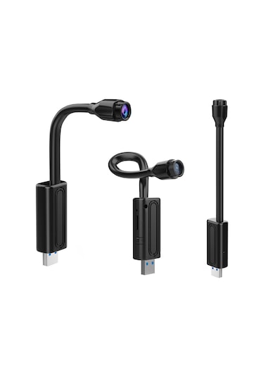 Jeemson Ev İçi Akıllı Wifi Kamera 1080p - Otomatik Gece Görüşü, Aı İnsan Tanıma, 360 Açı Ayarlı, 128g Tf Kart Desteği Siyah Diğer