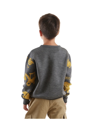 Denokids Mshb&g İnşaat Araçları Erkek Çocuk Kazak