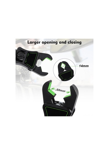 Wezone Abs Malzeme Çok Amaçlı Otomobil Telefon Tutucu, Kolay Kurulum, Yeşil Renk