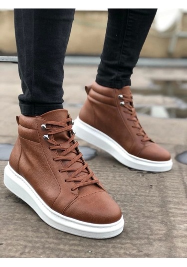 Slw202 Toronto Bağcıklı Cilt Erkek Spor Bot Bt Taba Taba