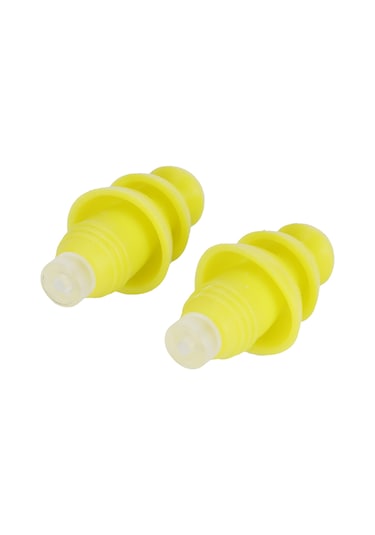 Gürültü Azaltma Yüzme Uyku İçin Yeniden Kullanılabilir Su Geçirmez Silikon Kulak Tıkacı Sarı Kutu