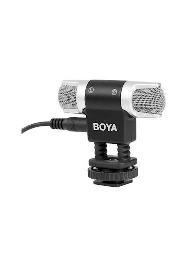 Boya By Mm3 Çift Kafa Mini Stereo Mikrofon