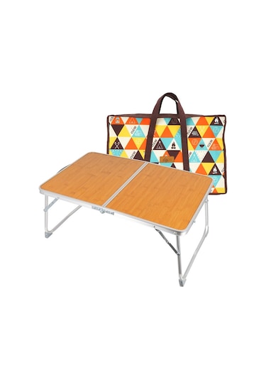 Mini Katlanır Masa,outdoor Kamp Bambu Ahşap Masa 001