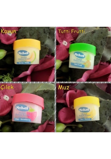 Mediwell Dudak Bakım Kremi Stand 24'lü Set