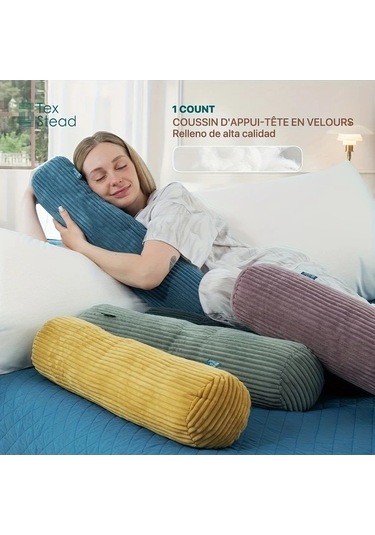 Trendooze Cloud011 Kadife Yastık 6 Renk Mor Yumuşak Yıkanabilir Ev Dekoru Mor