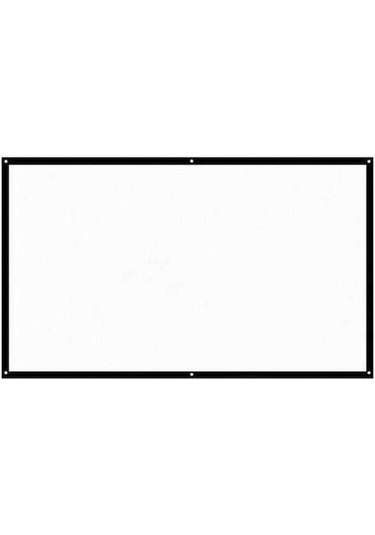 Fastbuy Jeemson H70 70 İnç 16:9 Beyaz Dacron Projeksiyon Ekranı, Ev Sineması, Toplantı, Dış Mekan Kullanımı İçin