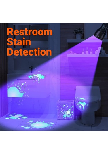 Valkyrie 21 Led 1. Kalite 395nm Güneş Işığı Ultraviyole Uv El Feneri - Blacklight - Çok Amaçlı Siyah