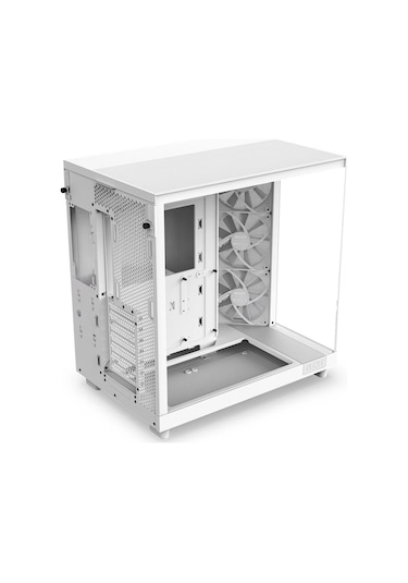 Nzxt H6 Flow CC-H61FW-01 3 x 120 MM Atx Oyuncu Kasası Beyaz