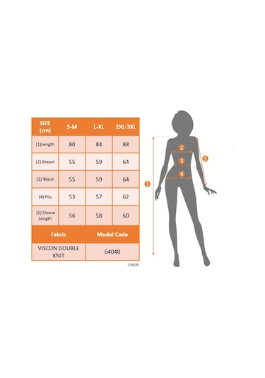 Tua Moda Kadın Uzun Kollu Bisiklet Yaka Kısa Viskon Iki Iplik Elbise Yeşil