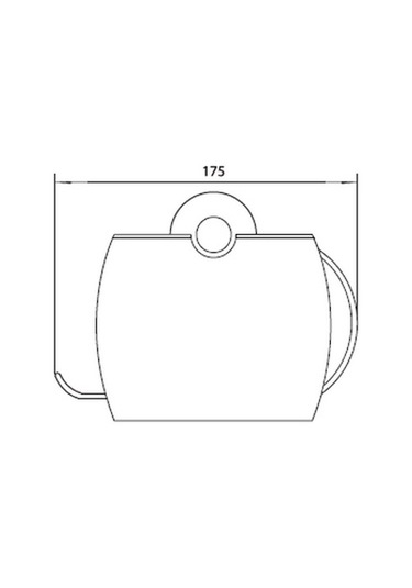 Csk Atlantis Kapaklı Tuvalet Kağıtlık - Antik