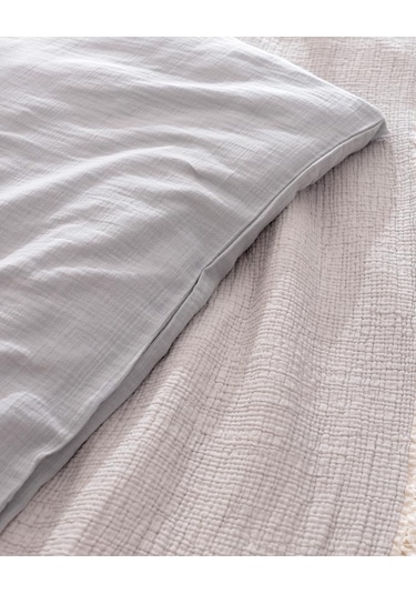 Madame Coco Marguerite 8 Parça Çeyiz Seti Ekru - Gri Gri - Ekru