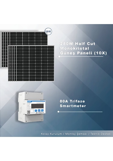 5kw Trifaze On-grid Paket Sistem