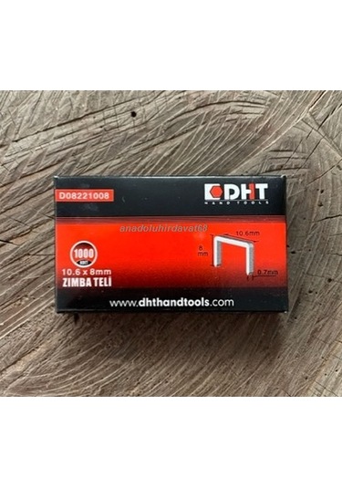 Dht Zımba Teli Boy 8 MM Mekanik Zımba Tabanca Teli Yüksek Kalite En 10.6 MM