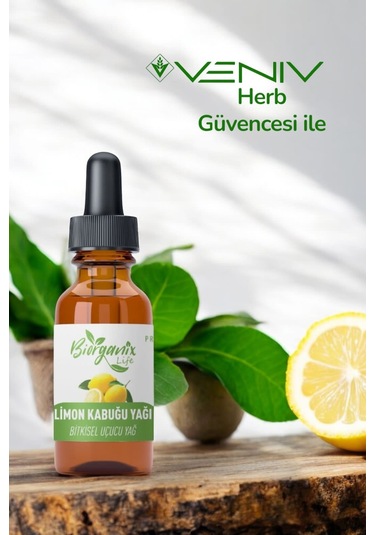 %100 Doğal Limon Kabuğu Yağı - Bitkisel Uçucu Yağ 20 Ml 20 ML