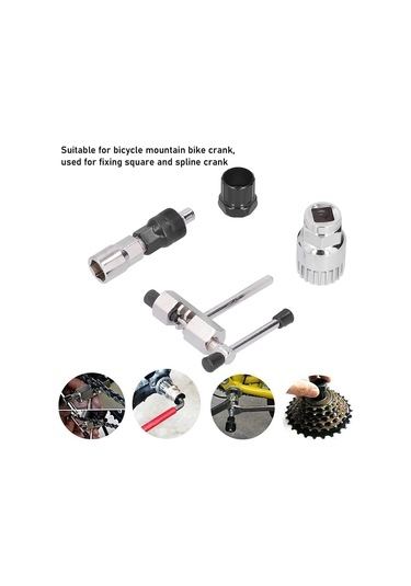 Bisiklet Dişli Krank Zincir Sökme Takma Onarım Aracı Kiti 4 Adet Bisiklet Tamir Seti