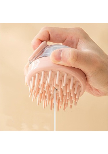 Nwn-93 Şampuan Hazneli Taraklı Saç Yıkama Şişesi - Kafa Masajı