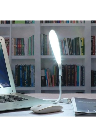 Kompakt Usb Beyaz 14 Ledli 3 Kademeli Dokunmatik Okuma Lambası