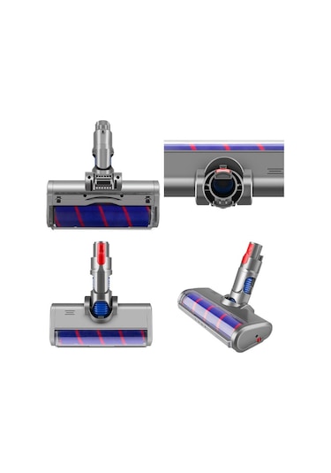 Valkyrie Led Işıklı Yumuşak Rulo Süpürge Başlığı V7/v8/v10/v11/v15 Uyumlu