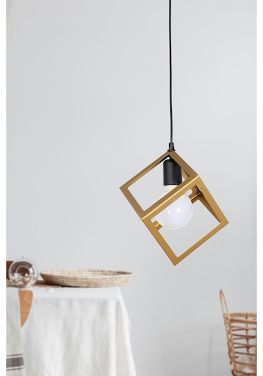 Küp Tekli Eskitme Avize