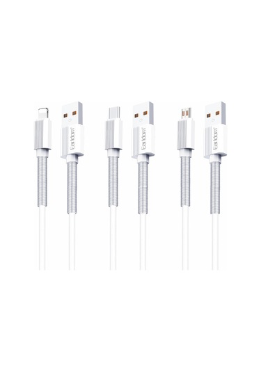 Earldom EC-137L 1 M 3a Kırılmaya Dayanıklı Lightning Hızlı Şarj Kablosu M414