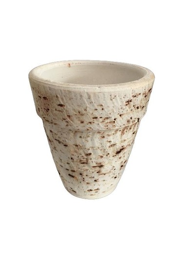 Antik Görünümlü Eskitme Toprak Saksı 17 Cm 15 Cm