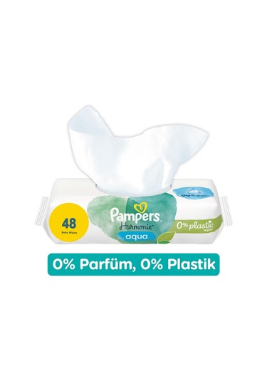 Prima Pampers Harmonie Islak Havlu Mendil Aqua Pure 48 Yaprak 2'li