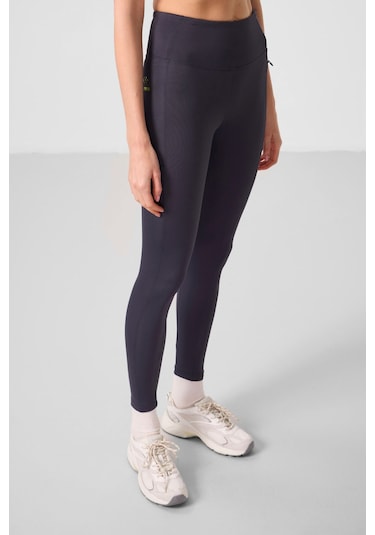 Tommylife Antrasit Esnek Standart Fit Performans Kadın Tayt - 94667 Antrasit