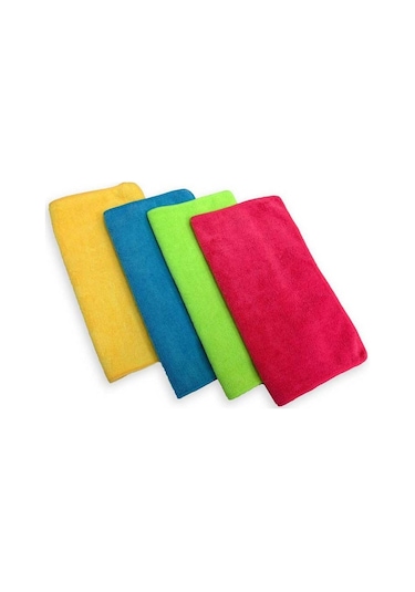 Rulopak Mikrofiber Bez Sarı- Pembe - Mavi - Yeşil
