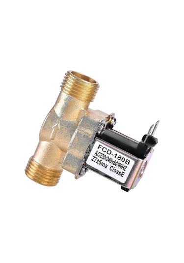 1/2" Ac 220v Normalde Kapalı Pirinç Elektrikli Solenoid Manyetik Vana Su Kontrolü İçin Kolay