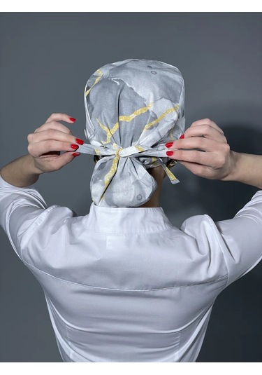 Geminiko Yeniden Kullanılabilir Baskılı Sağlık Çalışanı Şapkası 386881181