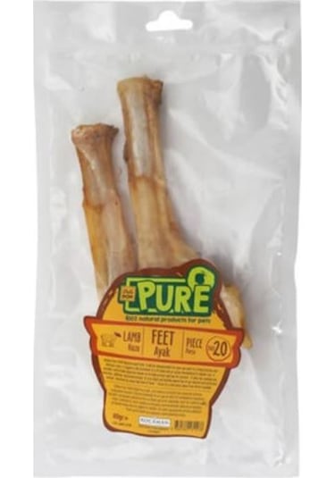 Delibon Pure Köpek için Kurutulmuş Parça Kuzu Ayak 100 G