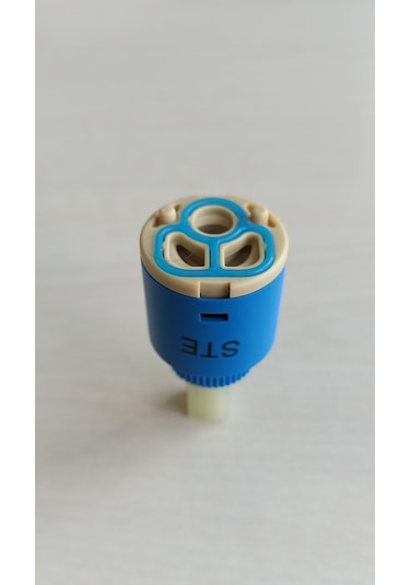 Stecell Ste-25 MM Çift Girişli Kartuş Sıcak Soğuk Girişli Mavi