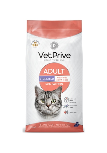 Sterilised Somonlu Kısır Kedi Maması 1.5 Kg