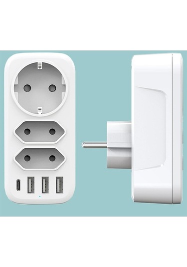 Pazly Yatak Suntek Ofis Odası İçin Çoklu Çıkışlı Genişletici 3 Hp