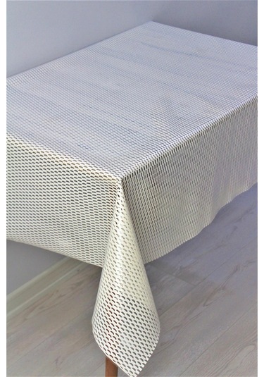 Pvc Şeffaf Kaplama Silinebilir Masa Örtüsü 310-dminihasır-krem