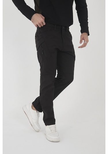 Camp Scoutland Camp594 Outdoor Softshell Su Ve Rüzgara Dayanıklı içi Polarlı Kışlık Erkek Siyah Taktik Pantolon Camp Scoutland Camp594 Outdoor Softshell Su Ve Rüzgara Dayanıklı içi Polarlı Kışlık Erkek Siyah Taktik Pantolon