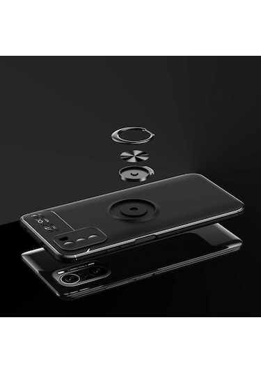 Xiaomi Mi 11I Kılıf Yüzüklü Magnetli Ravel Case
