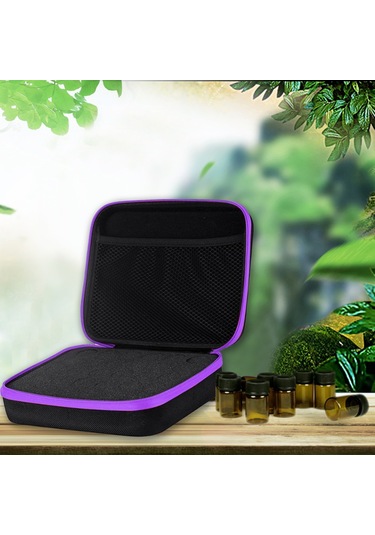 Suofeng Esansiyel Yağ Saklama Çantası 30 Bölmeli 5ml/10ml/15ml Düşmeye Ve Darbeye Dayanıklı Çok Renkli Esansiyel Yağ Çantası Hom-sf Mavi