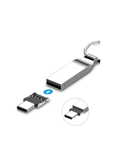 Tkz 9744 Type C To Usb Çevirici Mini Dönüştürücü Adaptör